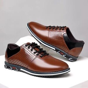 Men’s casual COSIDRAM shoes brown leather size 12